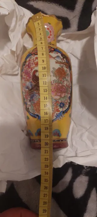 Jarrón de porcelana