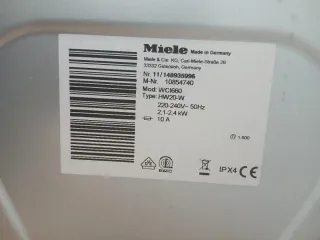 Lavadora Miele W1 8kg