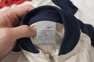 Chaqueta Nike Beige y Azul