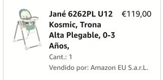 Trona Jané Kosmic Evolutiva 0-3 años