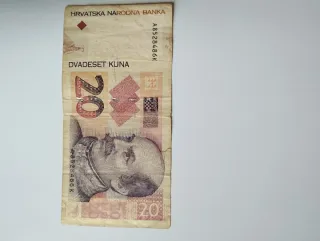 Billete 20 Kuna Croacia