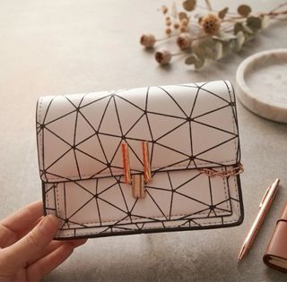 Borsa Shein geometrica bianca con tracolla