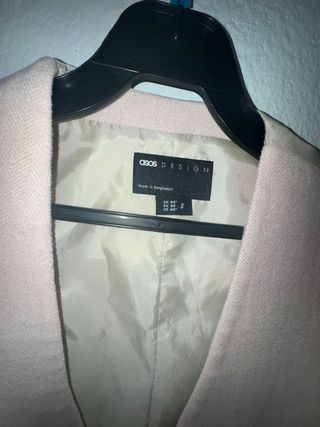 Conjunto ASOS DESIGN chaleco y pantalón rosa Talla
