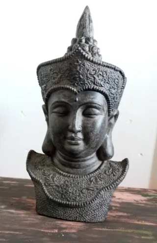 Escultura Cabeza Buda Decorativa