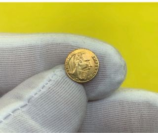 Moneda Oro 22K Emperador Maximiliano 1865