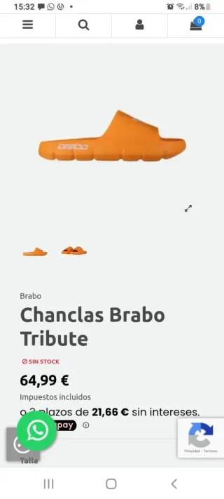 Chanclas Vibo Talla 42 Nuevas sin estrenar