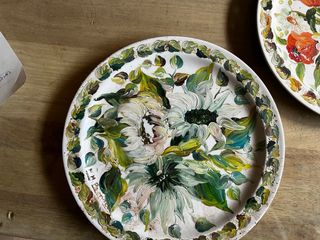 Pack 2 Platos Cerámica Segovia Flores