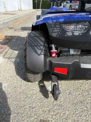 Moto minusválido scooter azul