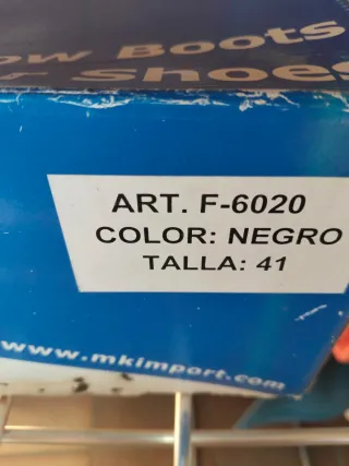 Botas de nieve mujer negras con pelo