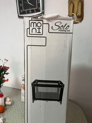 Cuna de viaje y colchón nuevos