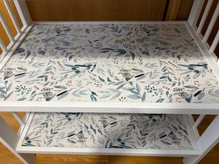 Cambiador Blanco IKEA con Vinilo Decorativo