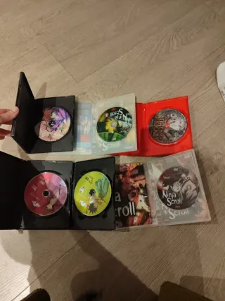 Pack 6 Películas Anime DVD Kenshin y Ninja Scroll