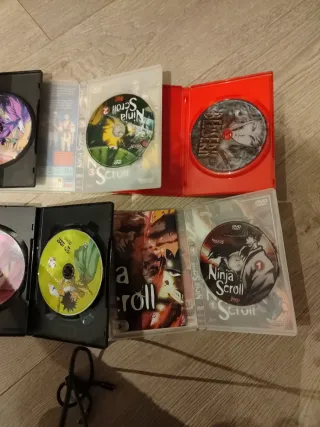 Pack 6 Películas Anime DVD Kenshin y Ninja Scroll