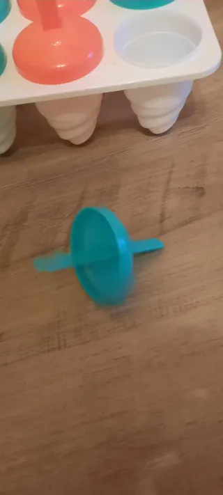 Molde para helados de plástico