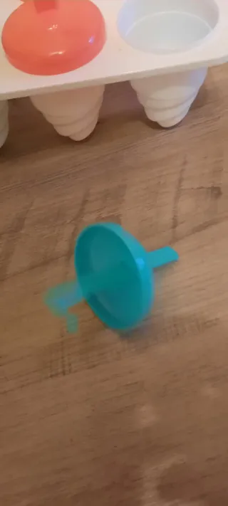 Molde para helados de plástico