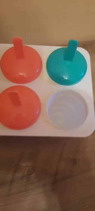 Molde para helados de plástico