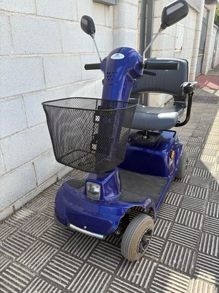 Moto minusválido scooter azul