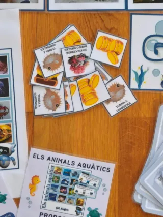 Juego educativo Els animals aquàtics ~ CATALÁN