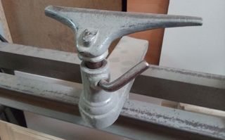 Torno de madera antiguo