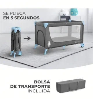 Cuna de viaje Kinderkraft JOY ACC Azul