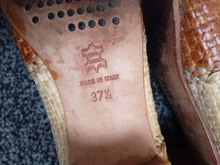 Mocassini Romani Vintage Pelle Beige/Marrone 37,5