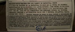 Nissan Patrol gr y61 2.8 td6