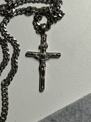 Collar Plata de Ley 925 con Crucifijo