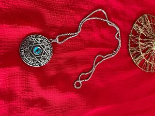 Collar Estrella de David con el ojo del diablo