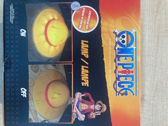 Lámpara Sombrero Luffy One Piece
