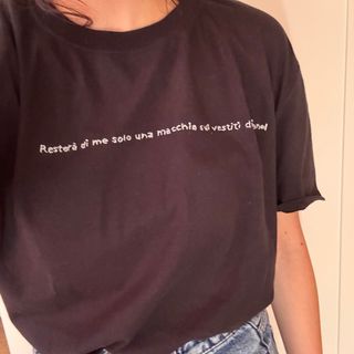 Maglia Gildan L Ricamo Fatto a Mano Tony pitony