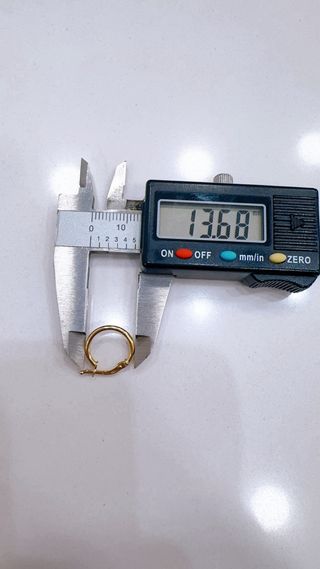 Set 2 paia orecchini cerchio oro giallo 18kt 750