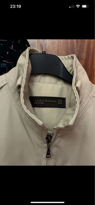 Chaqueta Zara Beige Talla M, prácticamente nueva