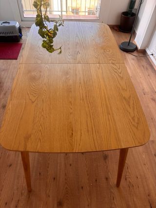 Mesa comedor extensible madera
