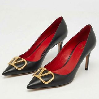 Tacones Valentino Garavani VLogo Negros Talla 38