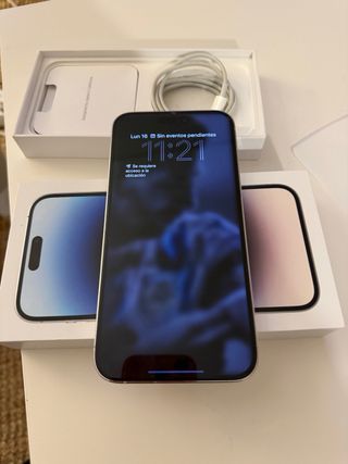 iPhone 14 Pro Max 128GB Argento 86% Batteria