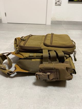 Chaleco Táctico Airsoft Marrón