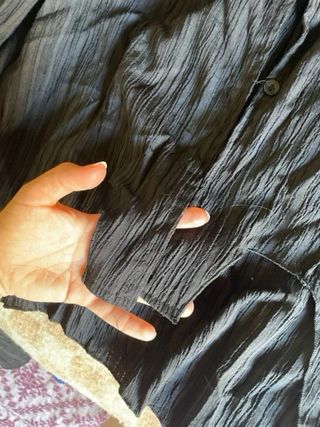 Camicia leggera estiva bucherellata