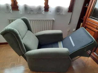 Sillón Relax Manual - Orejero Verde