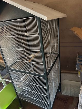 Jaula grande para pájaros