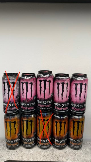 Collezione Monster Energy Latas Lattine