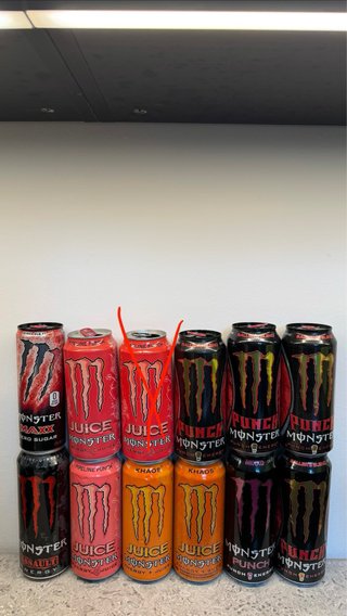 Collezione Monster Energy Latas Lattine