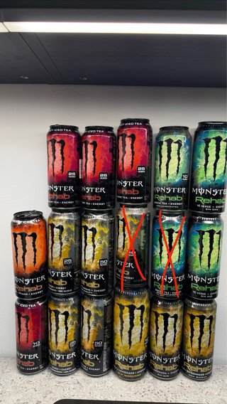 Collezione Monster Energy Latas Lattine