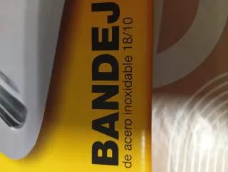 Bandeja de acero inoxidable 18/10