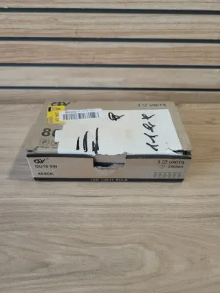 12 Bombillas LED GU10 8W 4000K