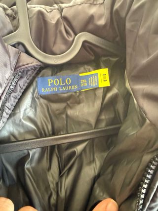 Abrigo acolchado Polo Ralph Lauren negro