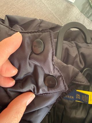 Abrigo acolchado Polo Ralph Lauren negro