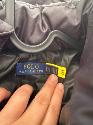 Abrigo acolchado Polo Ralph Lauren negro