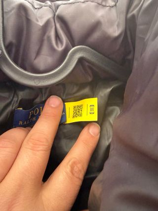 Abrigo acolchado Polo Ralph Lauren negro