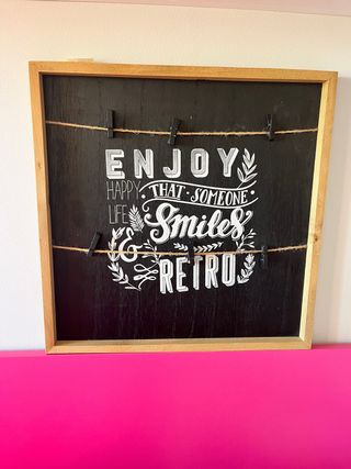 Cuadro Decorativo Enjoy Retro