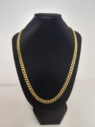 Cadena Grumet Enchapada Oro 18k